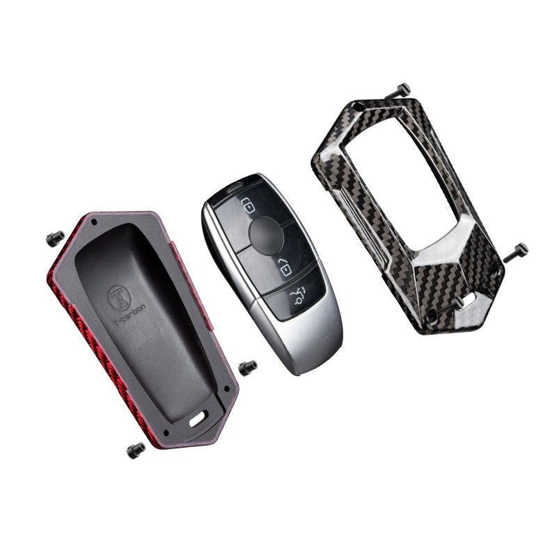 T-Carbon for Mercedes Benz Carbon Fiber Transformers Key Fob Case (Model B) - T-Carbon Official Store