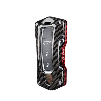 T-Carbon for Porsche Carbon Fiber Transformers Key Fob Case (Model C) - T-Carbon Official Store