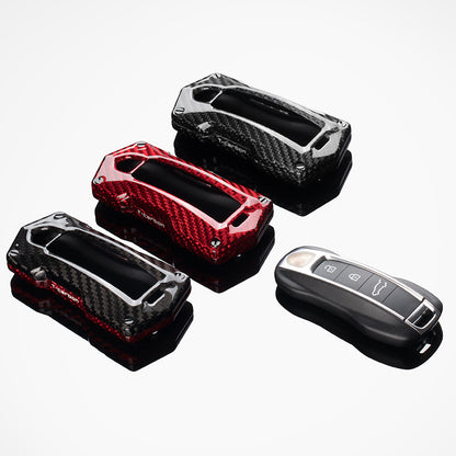 T-Carbon for Porsche Carbon Fiber Transformers Key Fob Case (Model C) - T-Carbon Official Store
