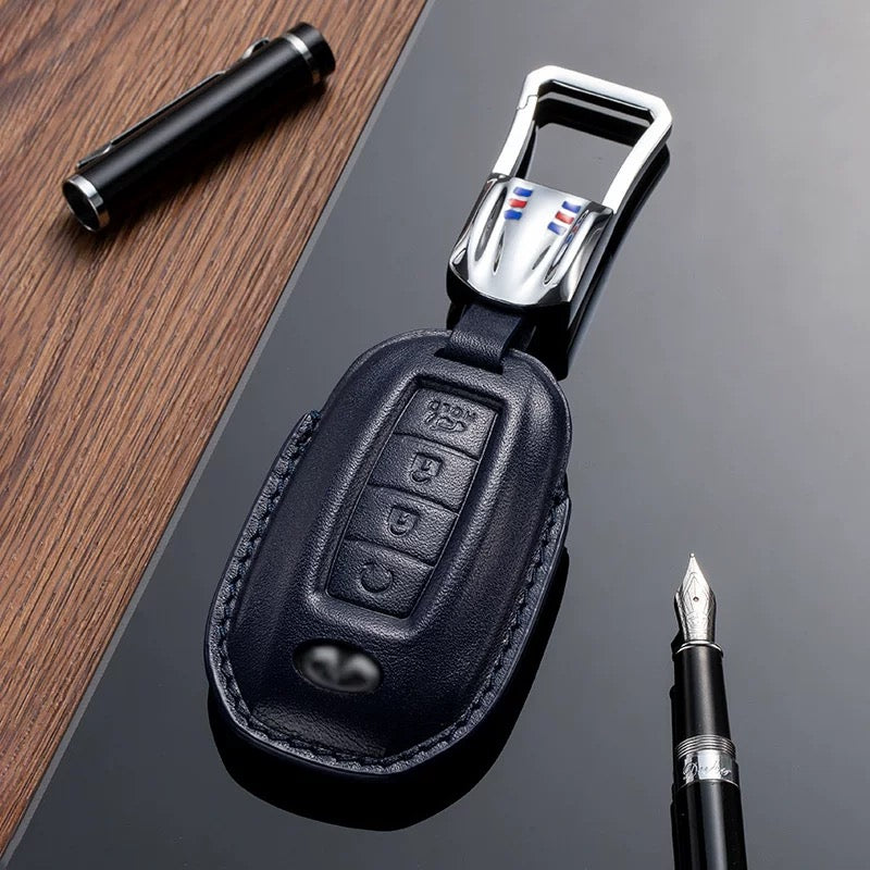 Leather Key Fob Cover for Infiniti (Model A) - T-Carbon Official Store