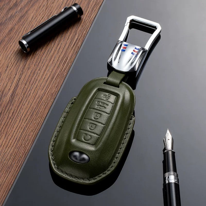 Leather Key Fob Cover for Infiniti (Model A) - T-Carbon Official Store