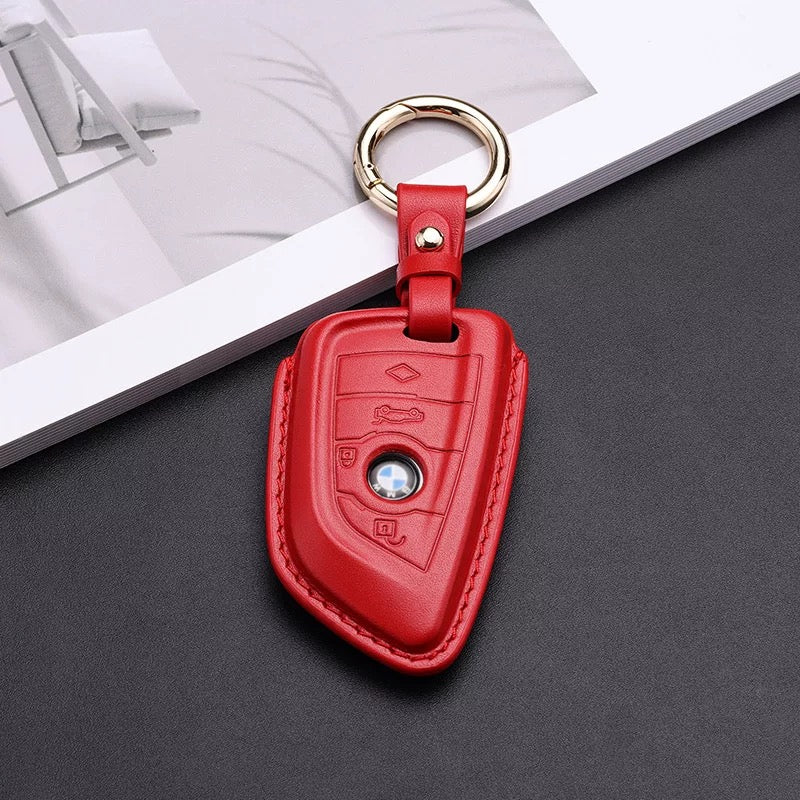 Pastel Leather Key Fob Cover for BMW (Model B) - T-Carbon Official Store