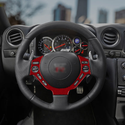 T-Carbon for Nissan GTR Carbon Fiber Steering Wheel Cover (Model A: 2007-2016) - T-Carbon Official Store