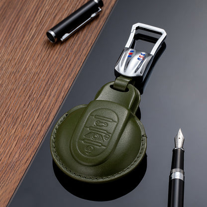 Leather Key Fob Cover for Mini (Model A) - T-Carbon Official Store