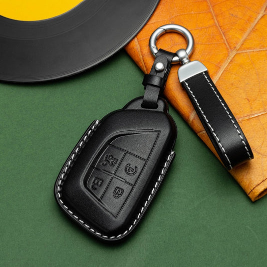 Ексклузивен кожен капак за ключодържател Cadillac (модел D)