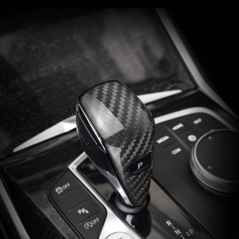 BMW Carbon Fiber Gear Selector Cover (Model F)