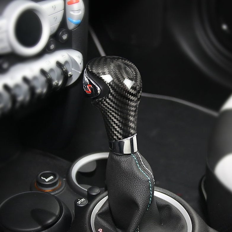 Carbon Fiber Gear Selector Cover for Mini (Model A)