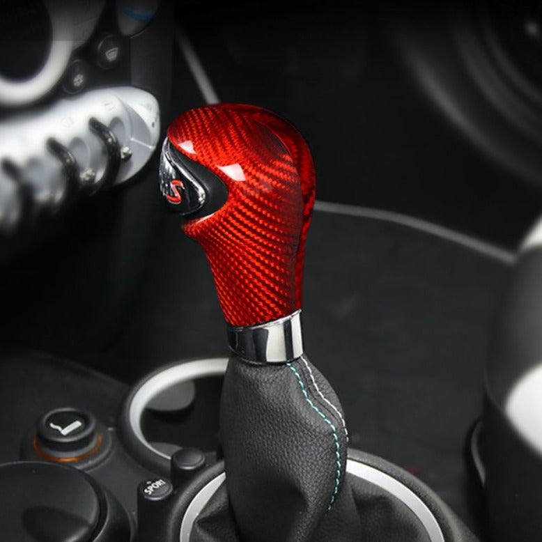 Carbon Fiber Gear Selector Cover for Mini (Model A)