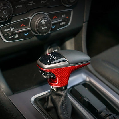 Carbon Fiber Gear Selector Cover for Dodge (Model A)