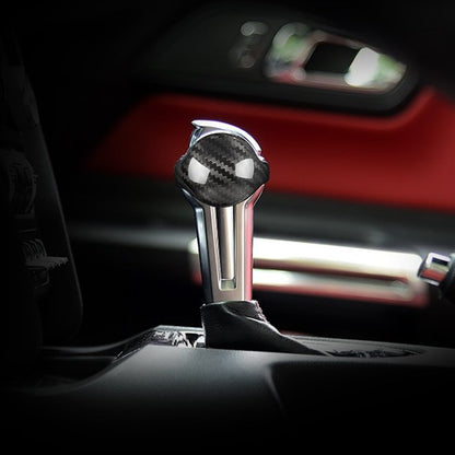 Carbon Fiber Gear Selector Cover for Ford Mustang (Model A)