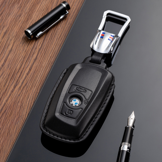 Leather Key Fob Cover for BMW (Model A) - T-Carbon Official Store