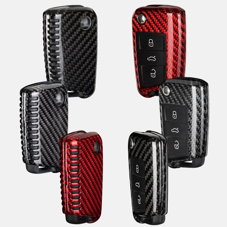 Volkswagen Carbon Fiber Key Fob Case (Model C) - T-Carbon Official
