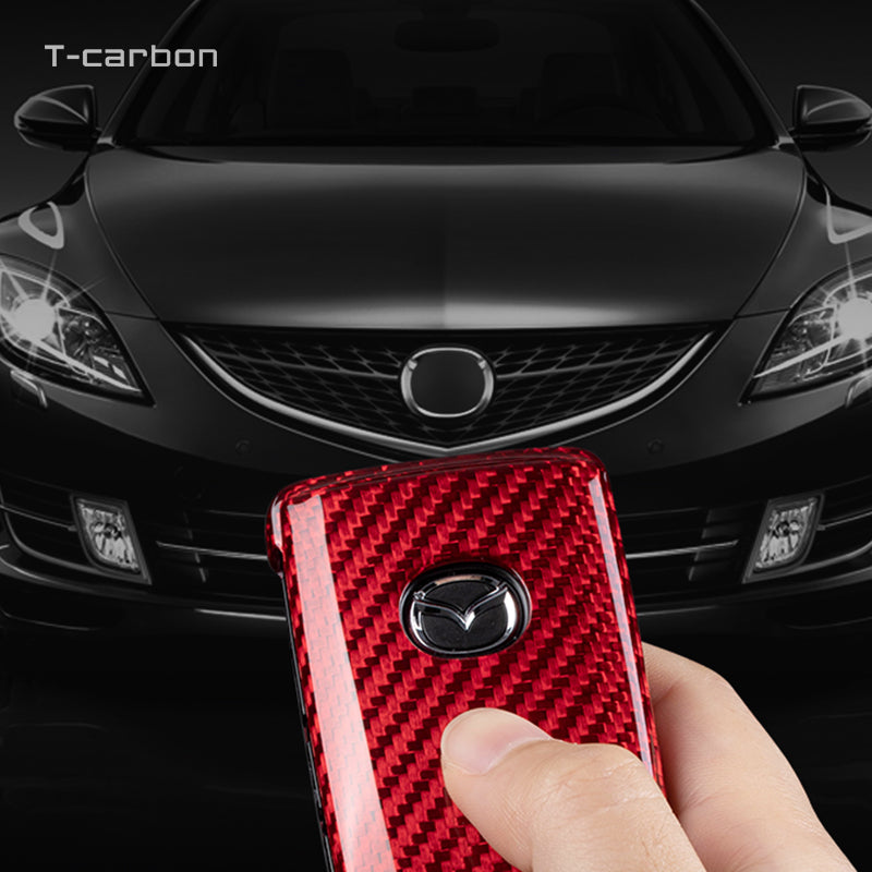 Mazda Carbon Fiber Key Fob Case (Model B) - T-Carbon Official