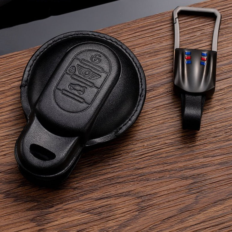 Leather Key Fob Cover for Mini (Model A) - T-Carbon Official Store