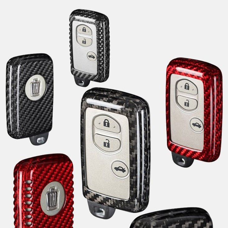 Toyota Carbon Fiber Key Fob Case (Model C) - T-Carbon Official