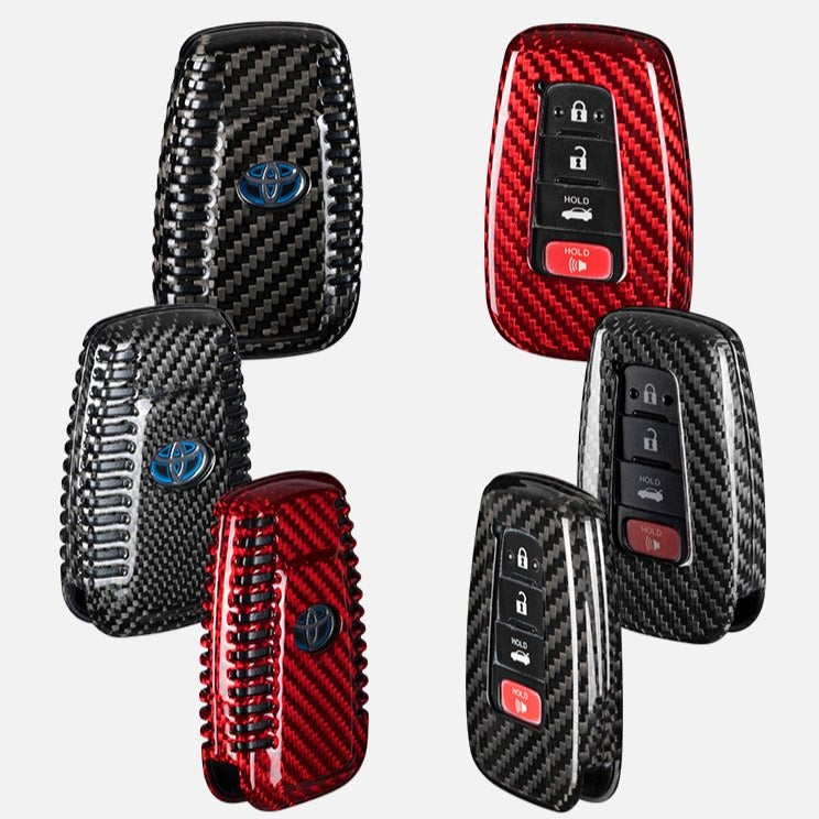 Toyota Carbon Fiber Key Fob Case (Model D) - T-Carbon Official