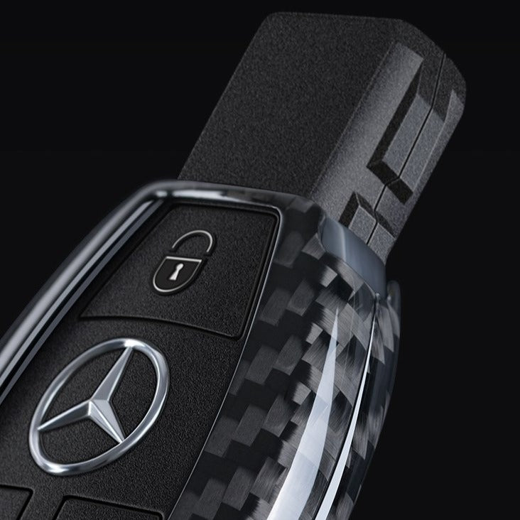 Mercedes Benz Carbon Fiber Key Fob Case (Model A) - T-Carbon Official