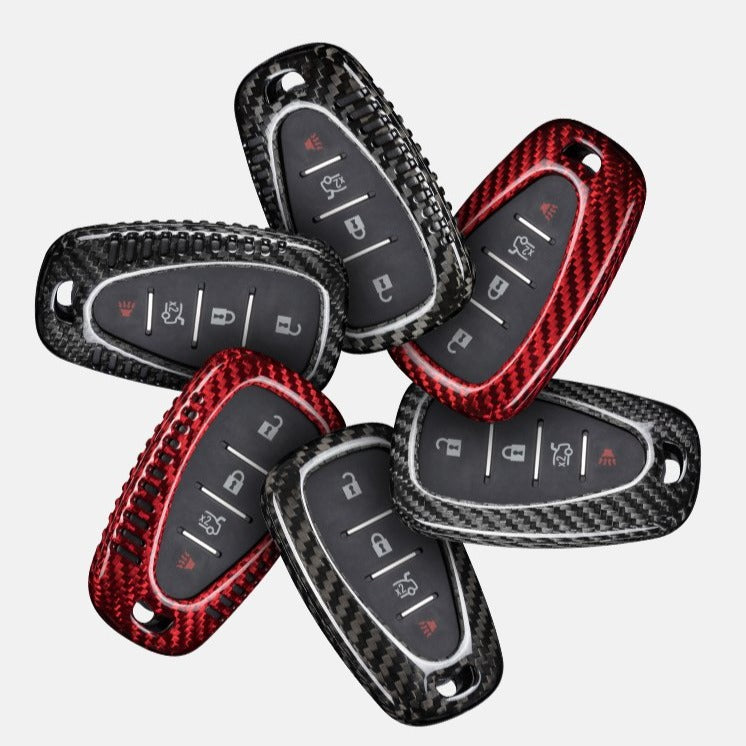 Chevrolet Carbon Fiber Key Fob Case (Model A) - T-Carbon Official