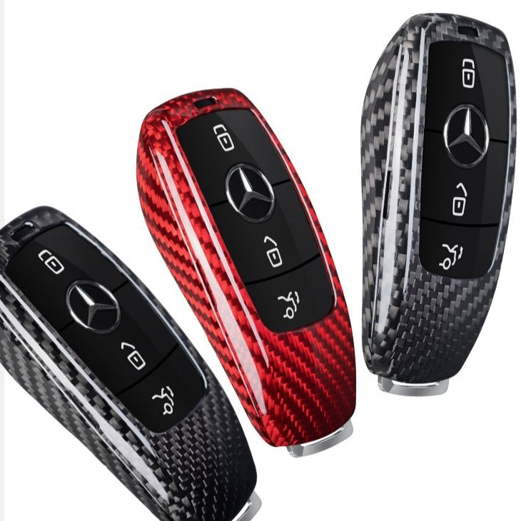 Mercedes Benz Carbon Fiber Key Fob Case (Model B) - T-Carbon Official
