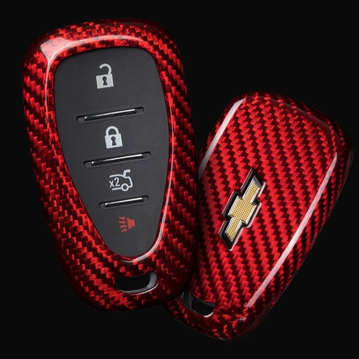 Chevrolet Carbon Fiber Key Fob Case (Model A) - T-Carbon Official