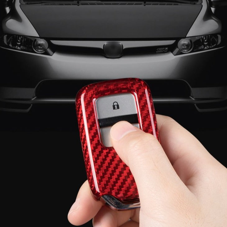 Honda Carbon Fiber Key Fob Case (Model C) - T-Carbon Official