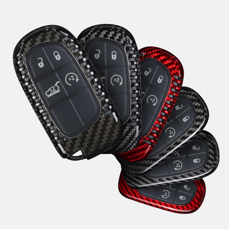 Jeep Carbon Fiber Key Fob Case (Model A) - T-Carbon Official