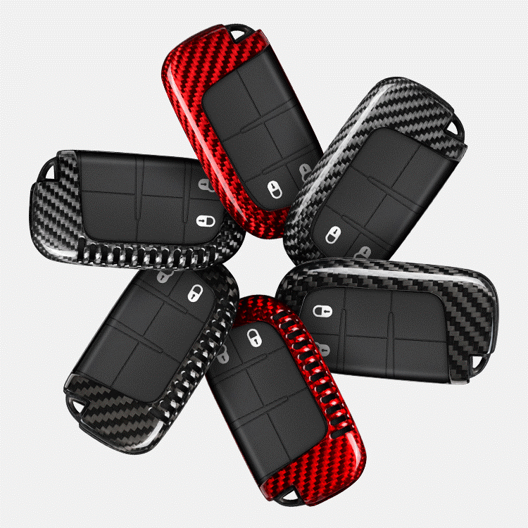 Jeep Carbon Fiber Key Fob Case (Model B) - T-Carbon Official