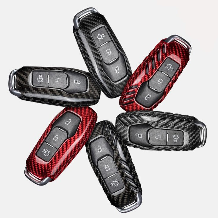 Ford Carbon Fiber Key Fob Case (Model A/B) - T-Carbon Official