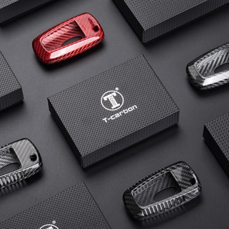 Ford Carbon Fiber Key Fob Case (Model A/B) - T-Carbon Official